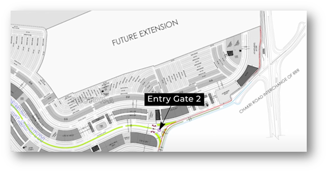 Faisal Town Phase 2 Islamabad Location from Rawalpindi ring road gate 2