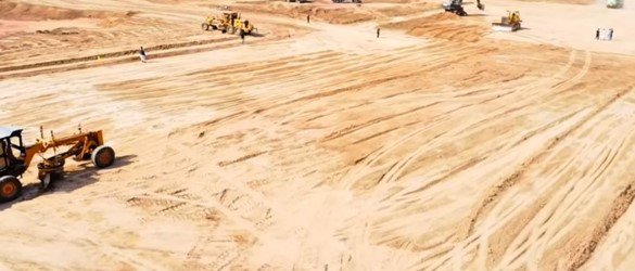 Faisal Town Phase 2 ground leveling