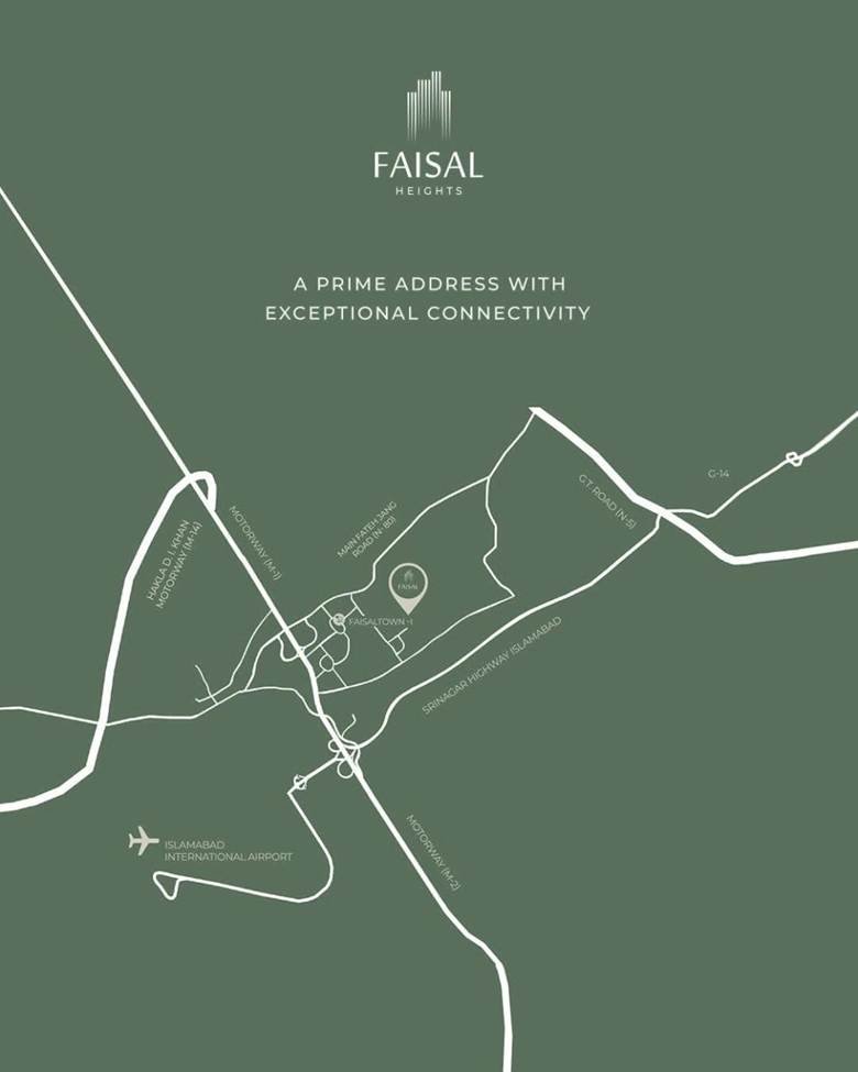 Faisal Heights Islamabad location