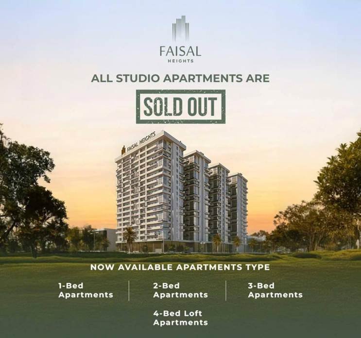 Faisal Heights studio apartments sold out 