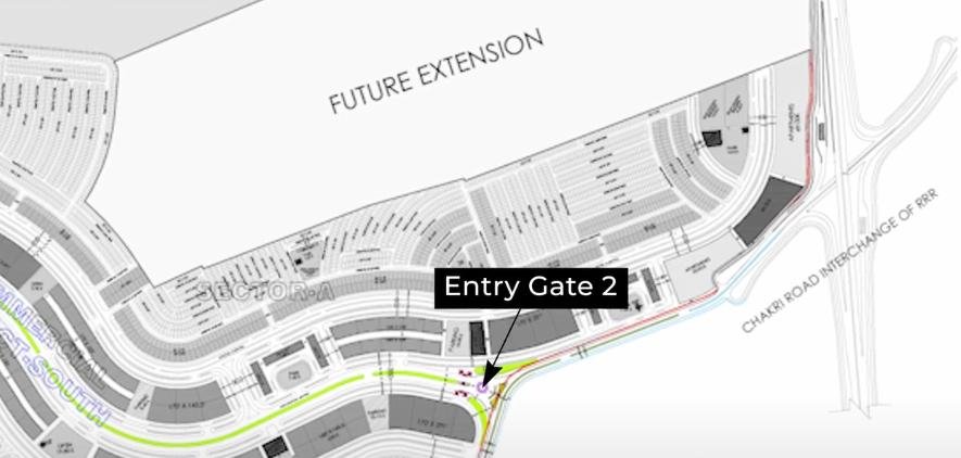 Faisal Town Phase 2 General Block entry gate