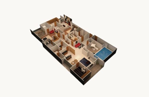 Faisal Jewel Type B Penthouse layout plan