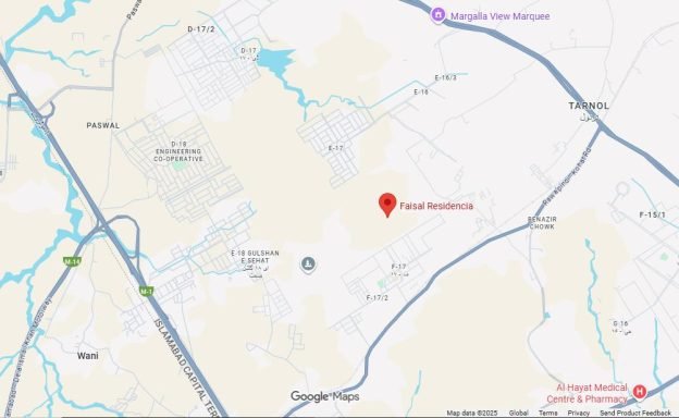 Faisal Residencia Location
